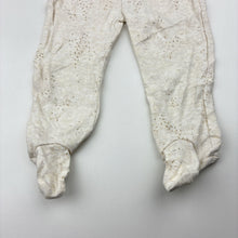 Load image into Gallery viewer, Unisex Anko, soft feel cotton footed leggings, EUC, size 00,  