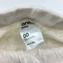 Load image into Gallery viewer, Unisex Anko, soft feel cotton footed leggings, EUC, size 00,  
