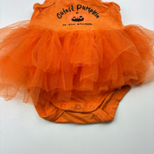 Load image into Gallery viewer, Girls Baby Berry, Halloween Pumpkin tutu romper, FUC, size 00,  