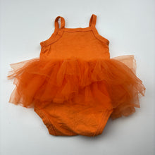 Load image into Gallery viewer, Girls Baby Berry, Halloween Pumpkin tutu romper, FUC, size 00,  