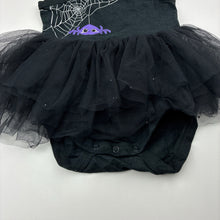 Load image into Gallery viewer, Girls Baby Berry, Halloween Spider tutu romper, FUC, size 0,  
