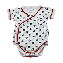 Load image into Gallery viewer, Boys Target, cotton bodysuit / romper, sailboats, GUC, size 000,  