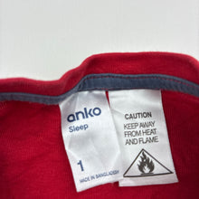 Load image into Gallery viewer, Boys Anko, cotton long sleeve pyjama top, GUC, size 1,  