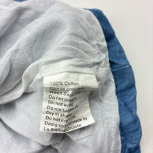 Load image into Gallery viewer, Girls La Sienna Couture, chambray cotton suspender skirt, EUC, size 0000,  