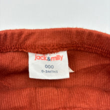 Load image into Gallery viewer, Unisex Jack &amp; Milly, soft feel stretchy ribbed leggings, EUC, size 000,  