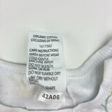 Load image into Gallery viewer, Girls Dymples, floral organic cotton bodysuit / romper, GUC, size 1,  