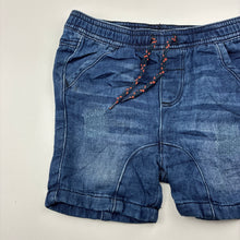 Load image into Gallery viewer, Boys Dymples, soft feel knit denim shorts, elasticated, GUC, size 2,  