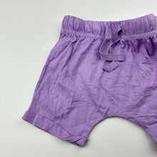 Load image into Gallery viewer, Unisex Baby Berry, lightweight cotton shorts, elasticated, EUC, size 000,  