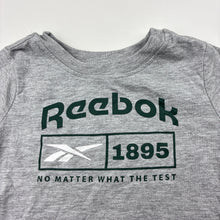 Load image into Gallery viewer, Unisex Reebok, grey marle tee / top, EUC, size 1,  