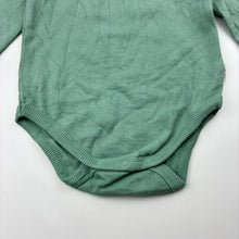 Load image into Gallery viewer, Unisex Sprout, ribbed organic cotton blend bodysuit / romper, EUC, size 2,  