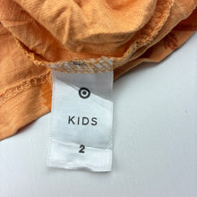 Load image into Gallery viewer, Boys Target, orange cotton tee / top, GUC, size 2,  