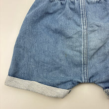Load image into Gallery viewer, Unisex Bonds, ORIGINALS knit denim shorts, elasticated, FUC, size 1,  