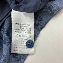 Load image into Gallery viewer, Girls Fox &amp; Finch, cotton lined cotton/linen blend long sleeve dress, GUC, size 3, L: 51cm