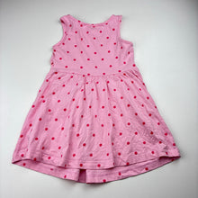 Load image into Gallery viewer, Girls Cotton On, pink cotton sleeveless dress, EUC, size 3, L: 50cm