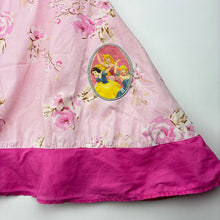 Load image into Gallery viewer, Girls Disney, Princess lined floral cotton dress, mark back hem, FUC, size 3, L: 59cm