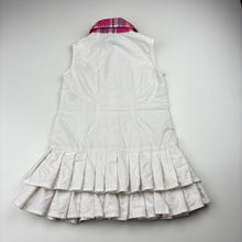 Load image into Gallery viewer, Girls Ralph Lauren, cotton shirt dress, light marks on front, FUC, size 2, L: 44cm
