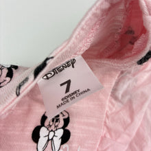 Load image into Gallery viewer, Girls Disney, Minnie Mouse cotton playsuit, EUC, size 7,  