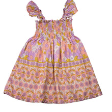 Load image into Gallery viewer, Girls Ekos, handmade lightweight floral summer dress, EUC, size 5-6, L: 58cm