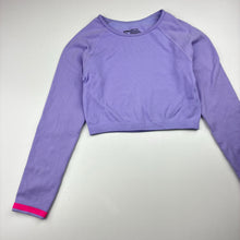 Load image into Gallery viewer, Girls Anko, cropped, long sleeve activewear top, EUC, size 7,  
