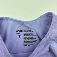 Load image into Gallery viewer, Girls Anko, cropped, long sleeve activewear top, EUC, size 7,  