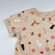 Load image into Gallery viewer, Girls Target, cotton Christmas tie front top, EUC, size 4,  