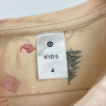 Load image into Gallery viewer, Girls Target, cotton Christmas tie front top, EUC, size 4,  