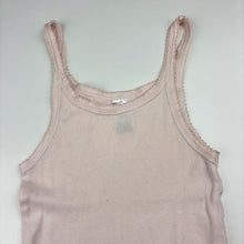 Load image into Gallery viewer, Girls Bonds, pink cotton singlet top, GUC, size 4,  