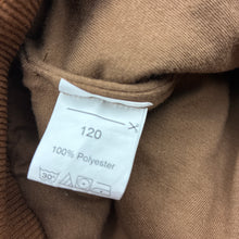 Load image into Gallery viewer, Boys lined, brown fleece sweater, lion, EUC, size 6,  