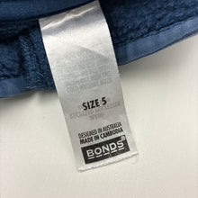 Load image into Gallery viewer, Unisex Bonds, blue fleece sweater / jumper, FUC, size 5,  