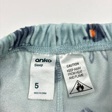 Load image into Gallery viewer, Unisex Anko, fleece pyjama pants / bottoms, rabbits, FUC, size 5,  
