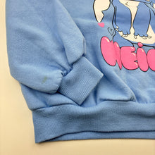 Load image into Gallery viewer, Girls Disney, Stitch fleece lined hoodie sweater, mark front &amp; back right cuff, FUC, size 12,  
