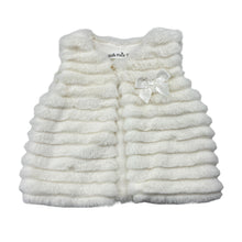 Load image into Gallery viewer, Girls Ollie's Place, cotton lined faux fur vest, EUC, size 000,  
