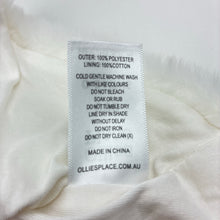 Load image into Gallery viewer, Girls Ollie's Place, cotton lined faux fur vest, EUC, size 000,  