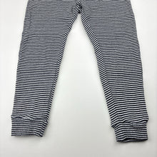 Load image into Gallery viewer, Unisex Seed, navy &amp; white stripe cotton pyjama pants, GUC, size 4,  