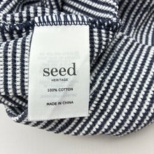 Load image into Gallery viewer, Unisex Seed, navy &amp; white stripe cotton pyjama pants, GUC, size 4,  