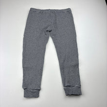 Load image into Gallery viewer, Unisex Seed, navy &amp; white stripe cotton pyjama pants, GUC, size 4,  