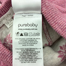 Load image into Gallery viewer, Girls purebaby, organic cotton / wool knit leggings / bottoms, GUC, size 2,  