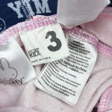 Load image into Gallery viewer, Girls Cotton On, Miffy fleece pyjama pants, *marks on cuffs*, FUC, size 3,  