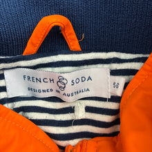 Load image into Gallery viewer, Unisex FRENCH SODA, cotton lined waterproof jacket / coat, *small marks front*, FUC, size 5-6,  