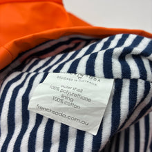Load image into Gallery viewer, Unisex FRENCH SODA, cotton lined waterproof jacket / coat, *small marks front*, FUC, size 5-6,  