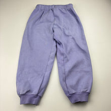 Load image into Gallery viewer, Girls Adidas, fleece lined track pants, elasticated, Inside leg: 39cm, FUC, size 3-4,  