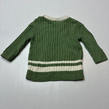 Load image into Gallery viewer, Unisex Seed, ribbed knitted cotton sweater / jumper, GUC, size 000,  
