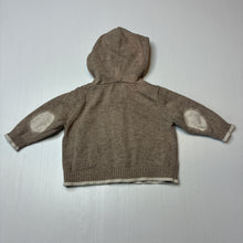 Load image into Gallery viewer, Unisex Target, knitted cotton hooded cardigan / sweater, GUC, size 0000,  