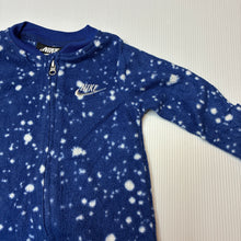 Load image into Gallery viewer, Unisex Nike, fleece zip coverall / romper, pilling, FUC, size 000,  
