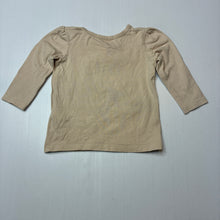Load image into Gallery viewer, Girls Dymples, stretchy organic cotton blend long sleeve top, EUC, size 0,  