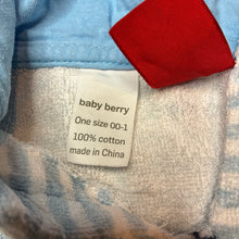 Load image into Gallery viewer, Boys Baby Berry, cotton hooded towel / beach cover, GUC, size 00-1,  
