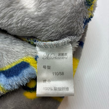 Load image into Gallery viewer, Boys fleece, vest / sleeveless jacket, diggers, GUC, size 5,  