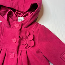 Load image into Gallery viewer, Girls Kids Stuff, pink hooded jacket / coat, GUC, size 0,  