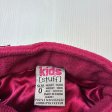 Load image into Gallery viewer, Girls Kids Stuff, pink hooded jacket / coat, GUC, size 0,  