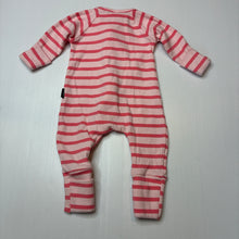 Load image into Gallery viewer, Girls Bonds, ribbed zip wondersuit / zippy / romper, EUC, size 0000,  